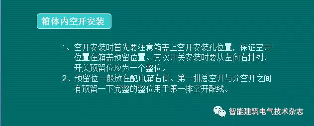 必須收集！配電箱內部布線要求