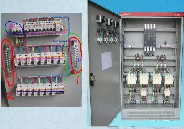 詳細(xì)說明了電氣設(shè)計(jì)中配電箱配電柜的接線圖。
