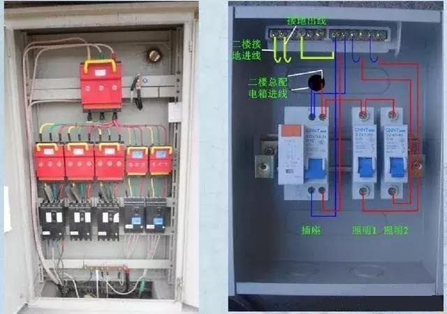 詳細(xì)說明了電氣設(shè)計(jì)中配電箱配電柜的接線圖。