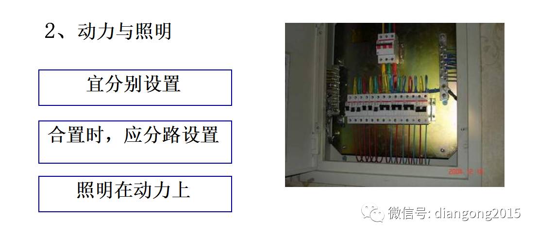 配電箱內(nèi)部設備設計和配置
