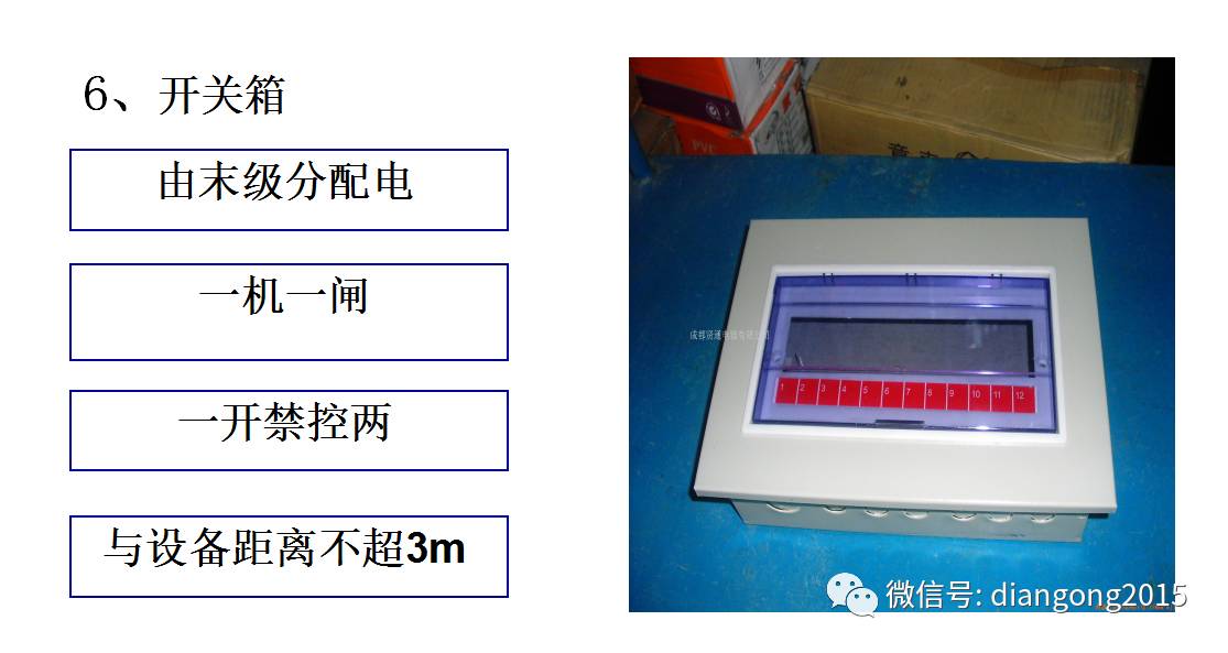 配電箱內(nèi)部設備設計和配置