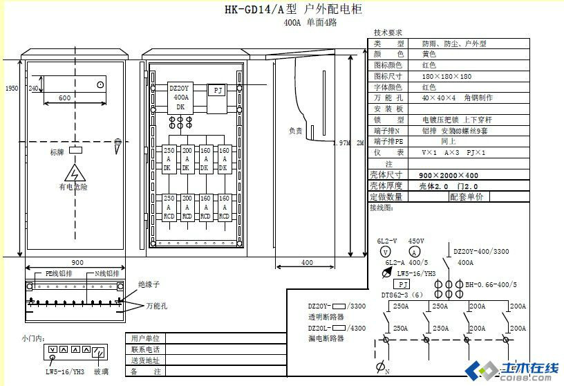 三級(jí)配電，二級(jí)保護(hù)，一機(jī)一閘一漏，一箱配電箱及施工要求
