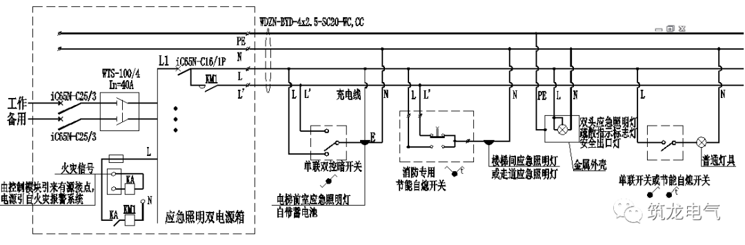 教你畫(huà)應(yīng)急照明配電箱系統(tǒng)圖！